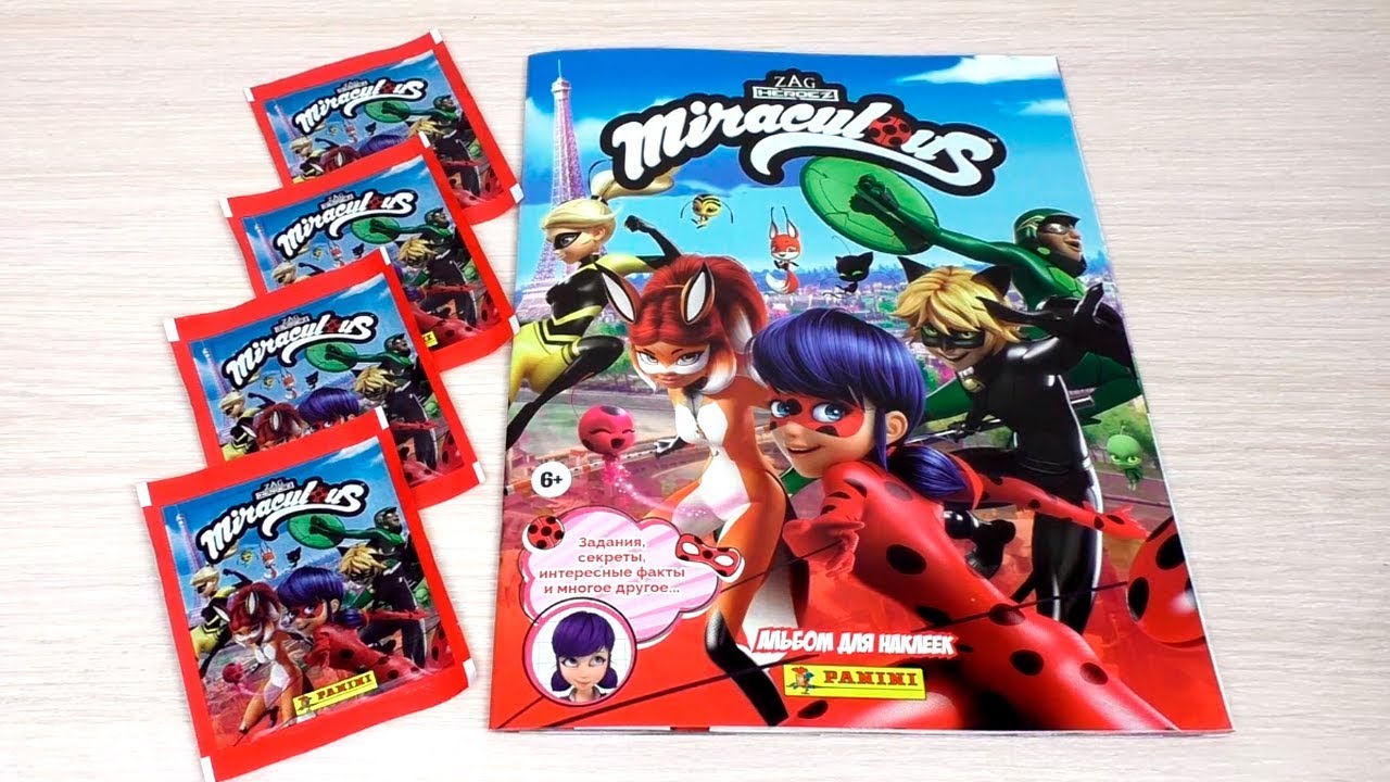 PANINI Miraculous Ladybug 3/Леди Баг и Супер-Кот. Обзор журнала и наклеек