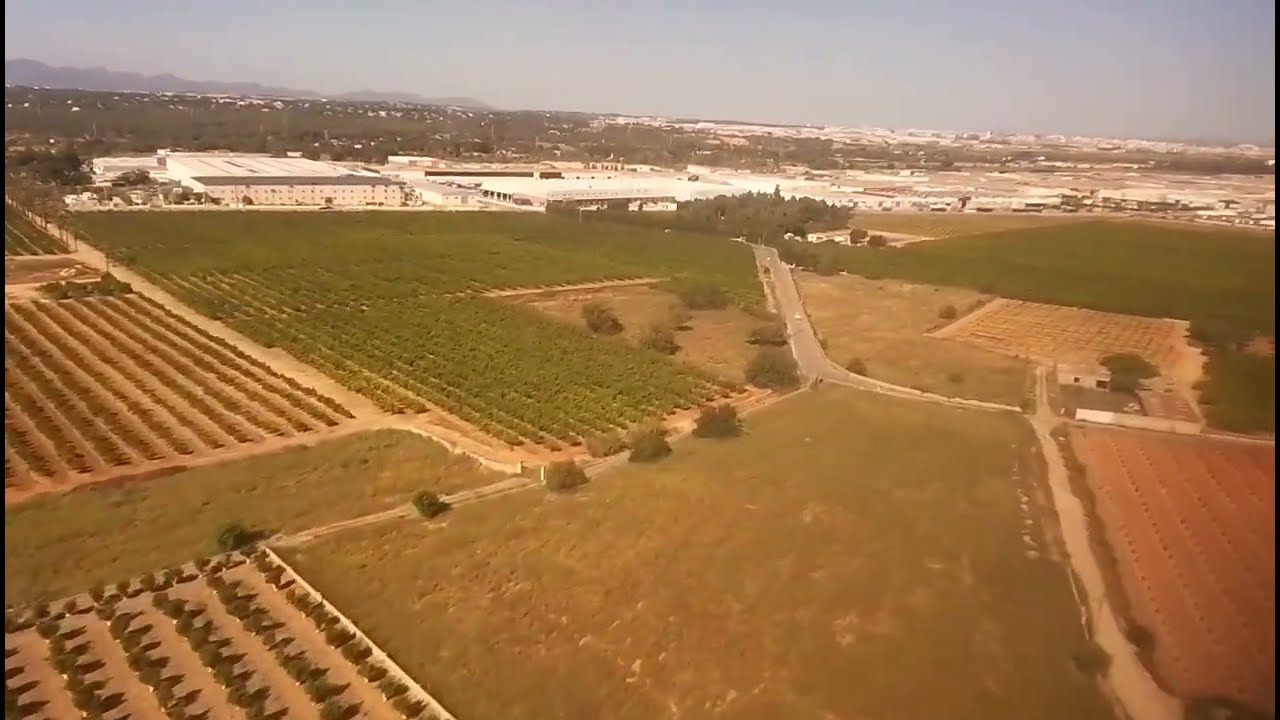 Landing, atterraggio Airport Valencia Manises