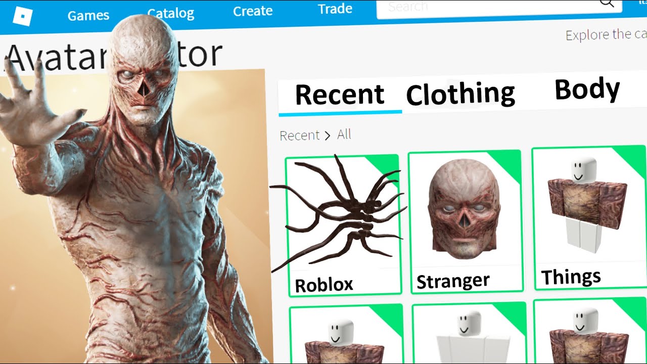 СОЗДАНИЕ АККАУНТА ROBLOX ДЛЯ ПЕРСОНАЖА ИЗ СЕРИАЛА &laquo;ОЧЕНЬ СТРАННЫЕ ДЕЛА&raquo; VECNA