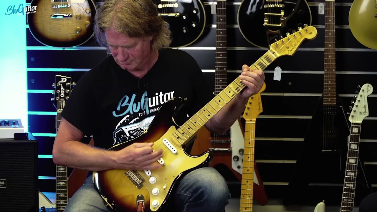 Fender 1955 Bone Tone Stratocaster Relic gespielt von Thomas Blug
