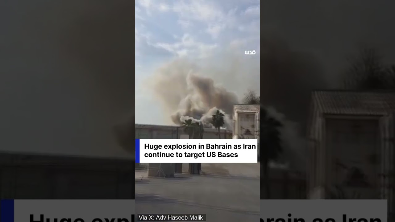 BREAKING NEWS: Huge Explosion in Bahrain as Iran Continue to Target US Bases | DWS News | AH1C