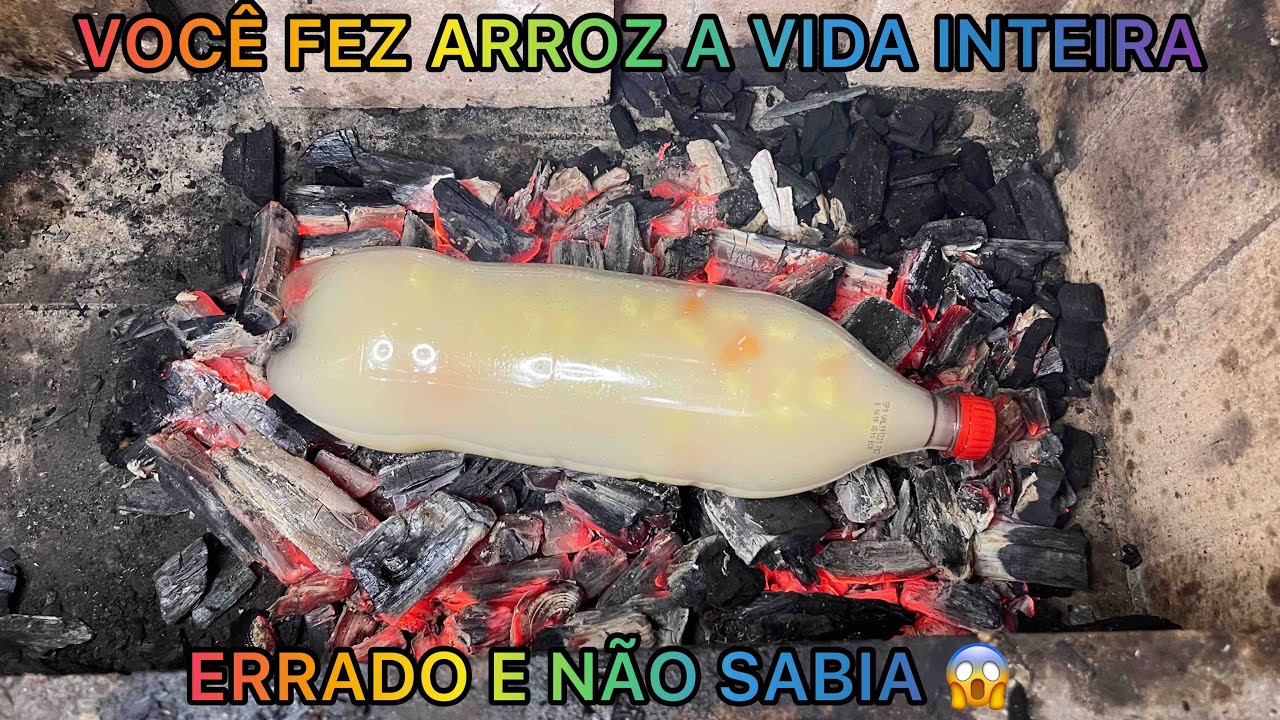 Como fazer ARROZ com GARRAFA PET - faça você mesmo