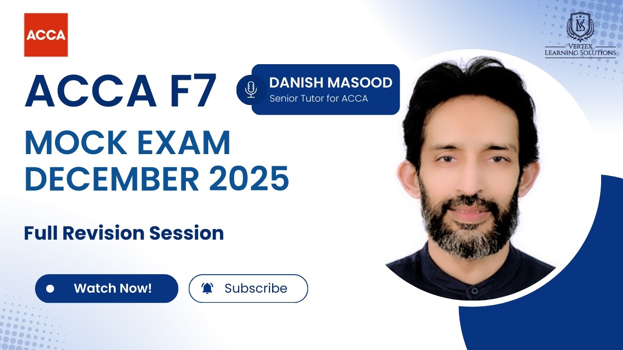 ACCA FR Mock Exam December 2025 | Full Revision Session | ACCA Financial Reporting