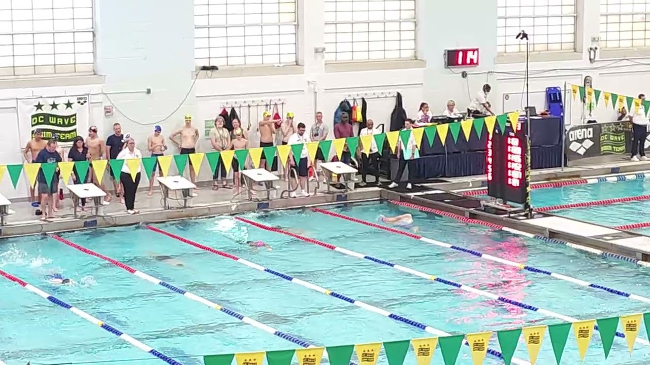 2/15/26- 39th Black History Swim Meet in D.C. 200y Back. Caleb 2:31.25