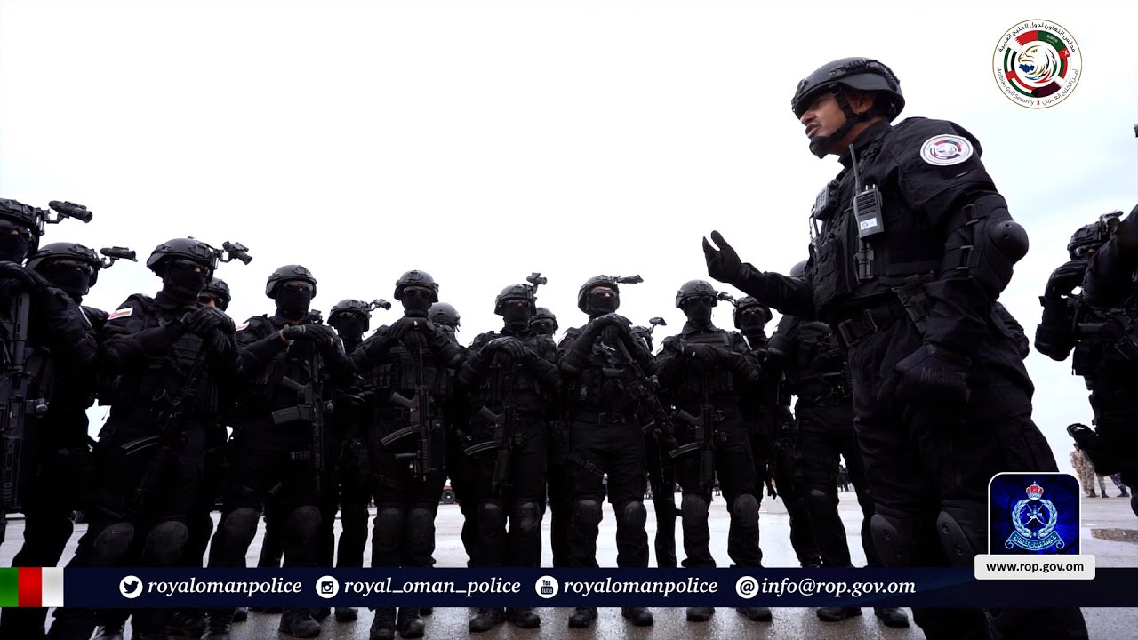 تغطية الإخبارية السعودية لقوة شرطة عمان السلطانية المشاركة في التمرين التعبوي أمن الخليج العربي3
