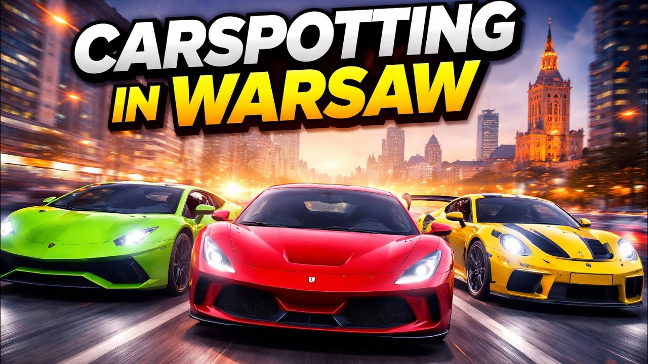 Warsaw Is FULL of Supercars?! 🤯 Crazy Carspotting in Poland
