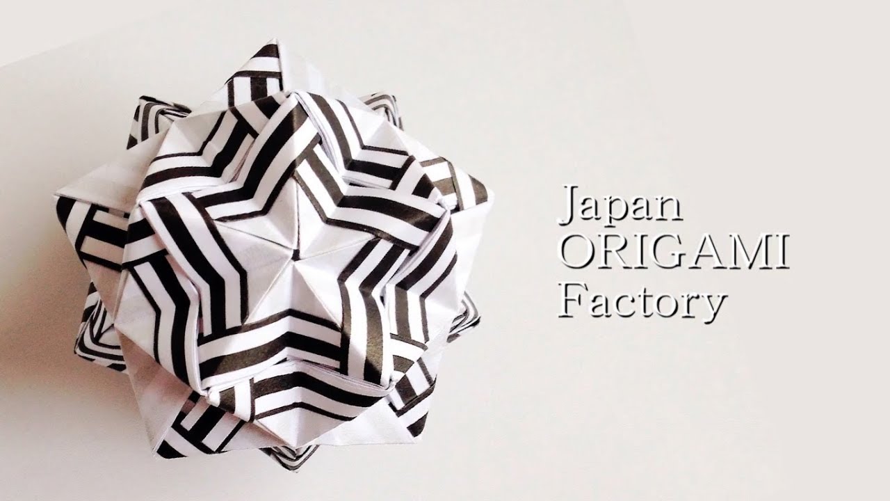 折り紙 くす玉_No,25 Origami Kusudama