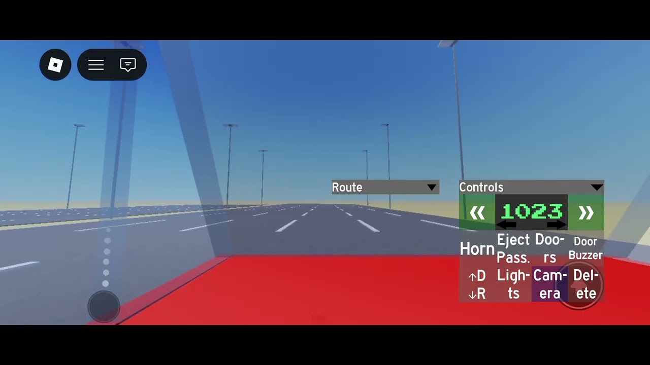 Autobahn Desert of Bus Extreme Speed 1052km/h in game roblox 