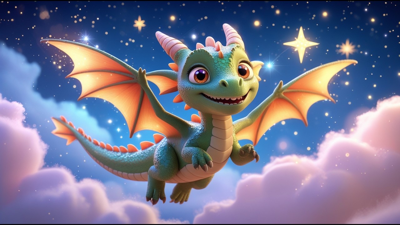 The Tiny Dragon Learns to Fly 🐉✨ | Courage & Confidence for Kids | Fun Preschool Adventure