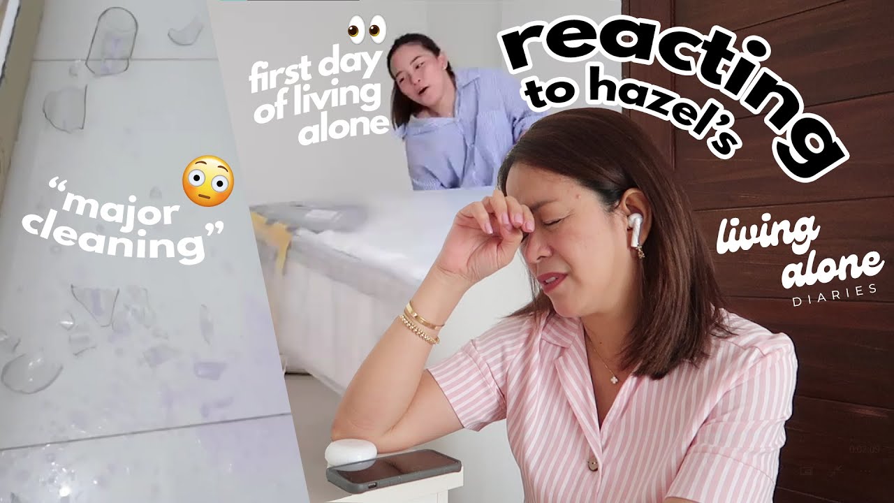 REACTING TO HAZEL'S LIVING ALONE DIARIES! | Mommy Haidee Vlogs