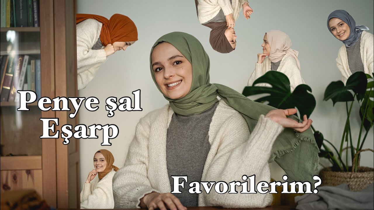 ŞAL BAĞLAMA | Penye Şal | Pamuk Şallar | Hijab Tutorial 🧕🏻