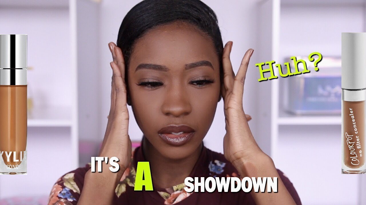 Product Showdown: Kylie Cosmetics Skin Concealer Vs. Colourpop No Filter Concealer | Too Much Mouth