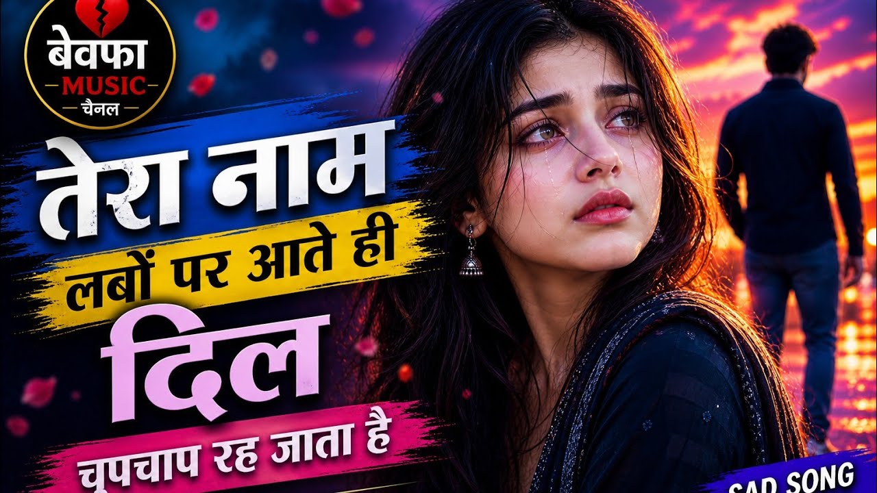 tera nam labo par aate hi dil chupchap ro jata hai #bewafasanam #hindisadsong #viralvideo