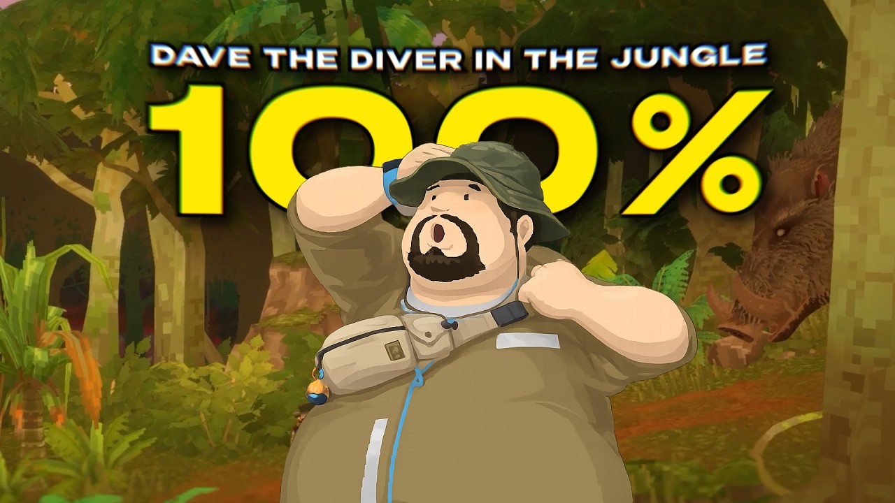 я прошел DAVE THE DIVER IN THE JUNGLE на 100%