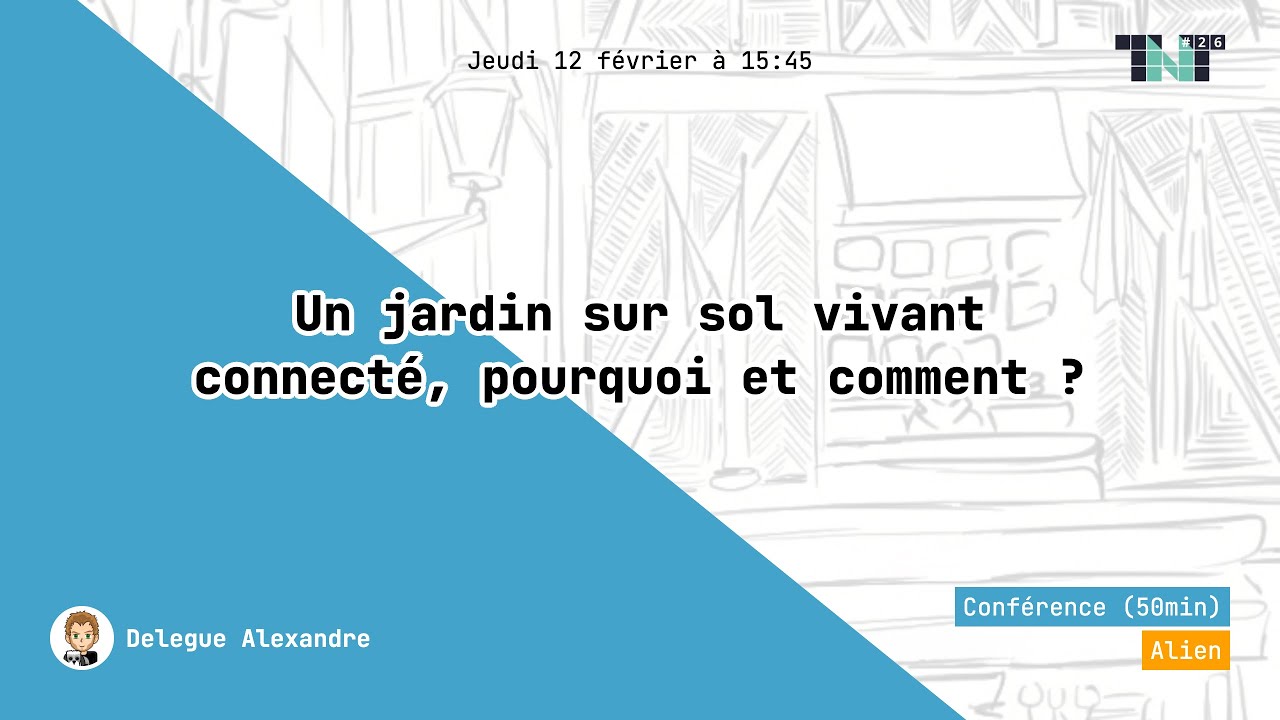 Un jardin sur sol vivant connecté, pourquoi et comment