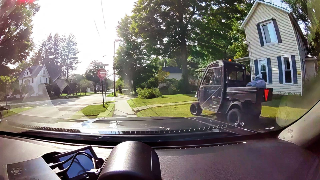 Stealing a University Golf Cart Doesn't End Well
