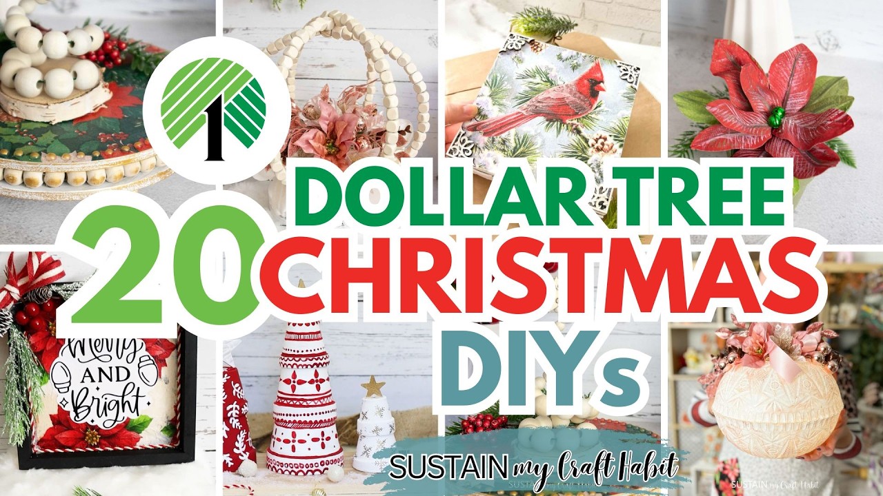 20 Adorable Dollar Tree Christmas Crafts & DIY Ideas for 2025! Relax & Enjoy