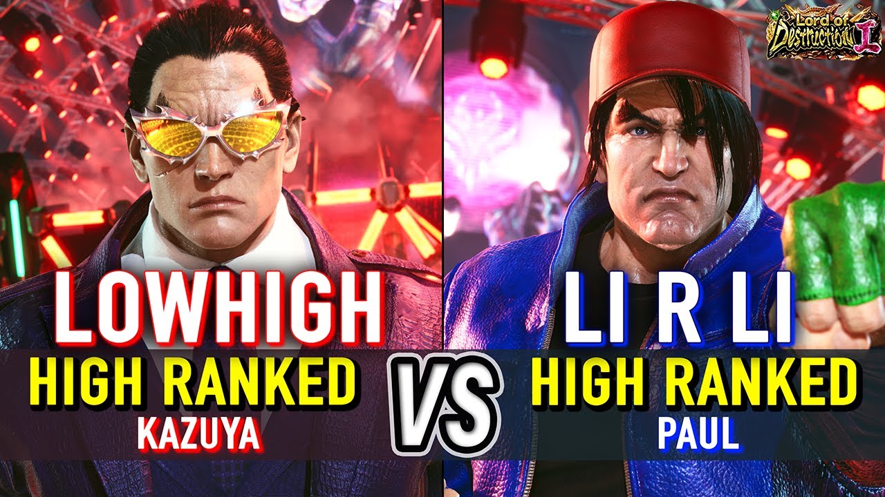 T8 🔥 LOWHIGH (Kazuya) vs LI R LI (Paul) 🔥 Tekken 8 High Level Gameplay