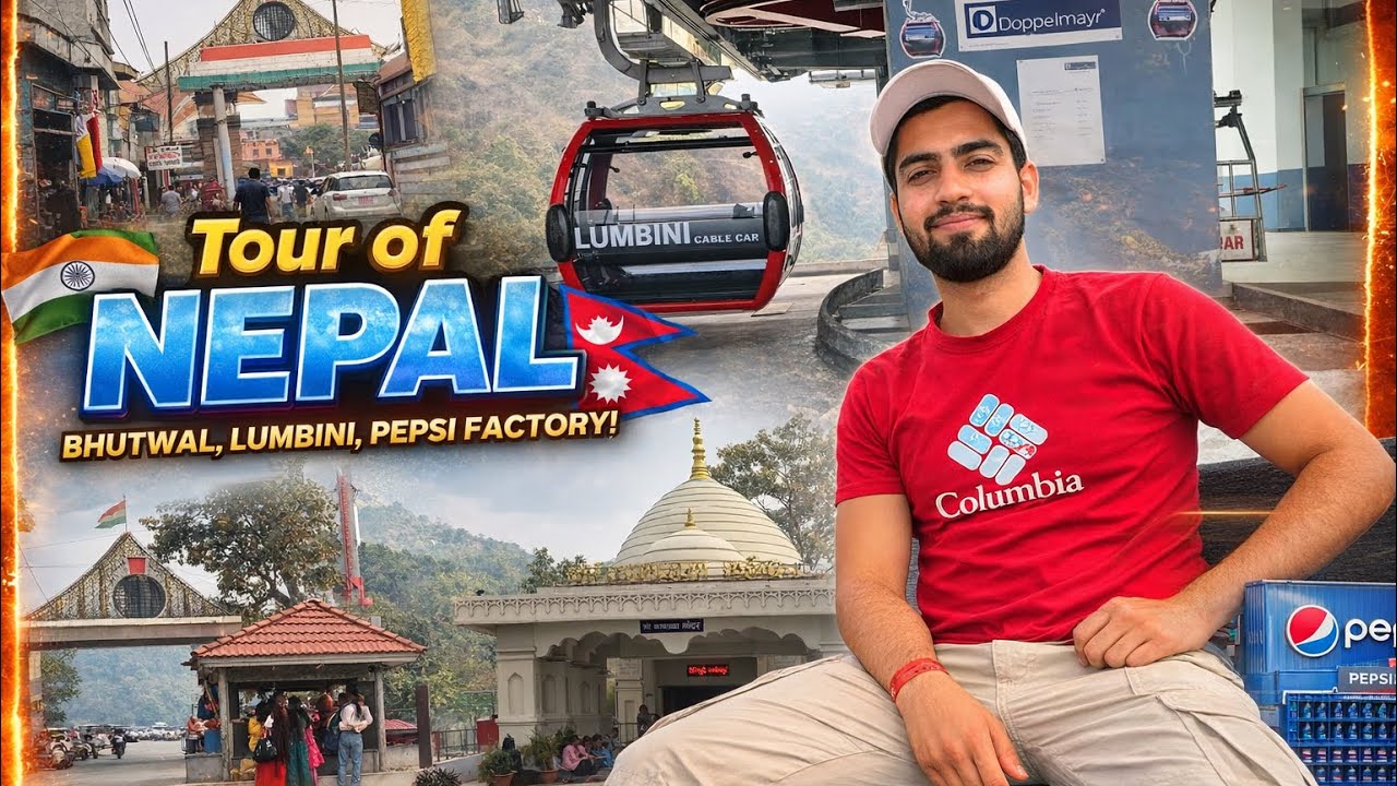 🇳🇵 Amazing Tour of Nepal | Bhutwal, Lumbini Cable Car, Border Crossing & More!