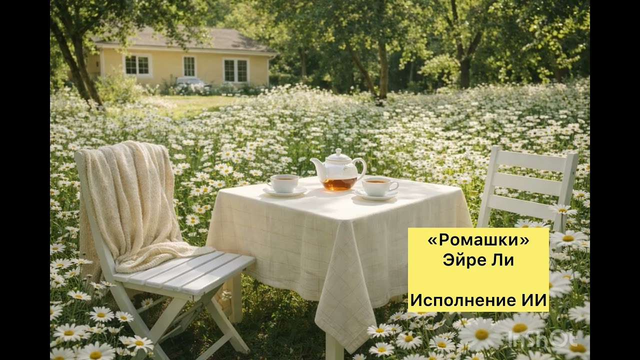 Песня «Ромашки», исполнение AI Suno, текст авторский