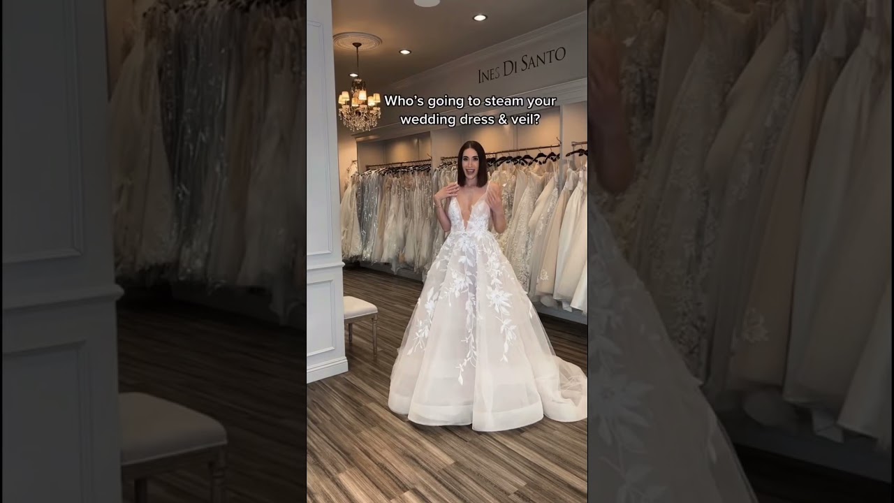 Who&rsquo;s steaming your wedding dress & veil on wedding day?