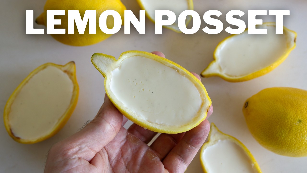 Rețetă de Lemon Posset | Doar 4 ingrediente