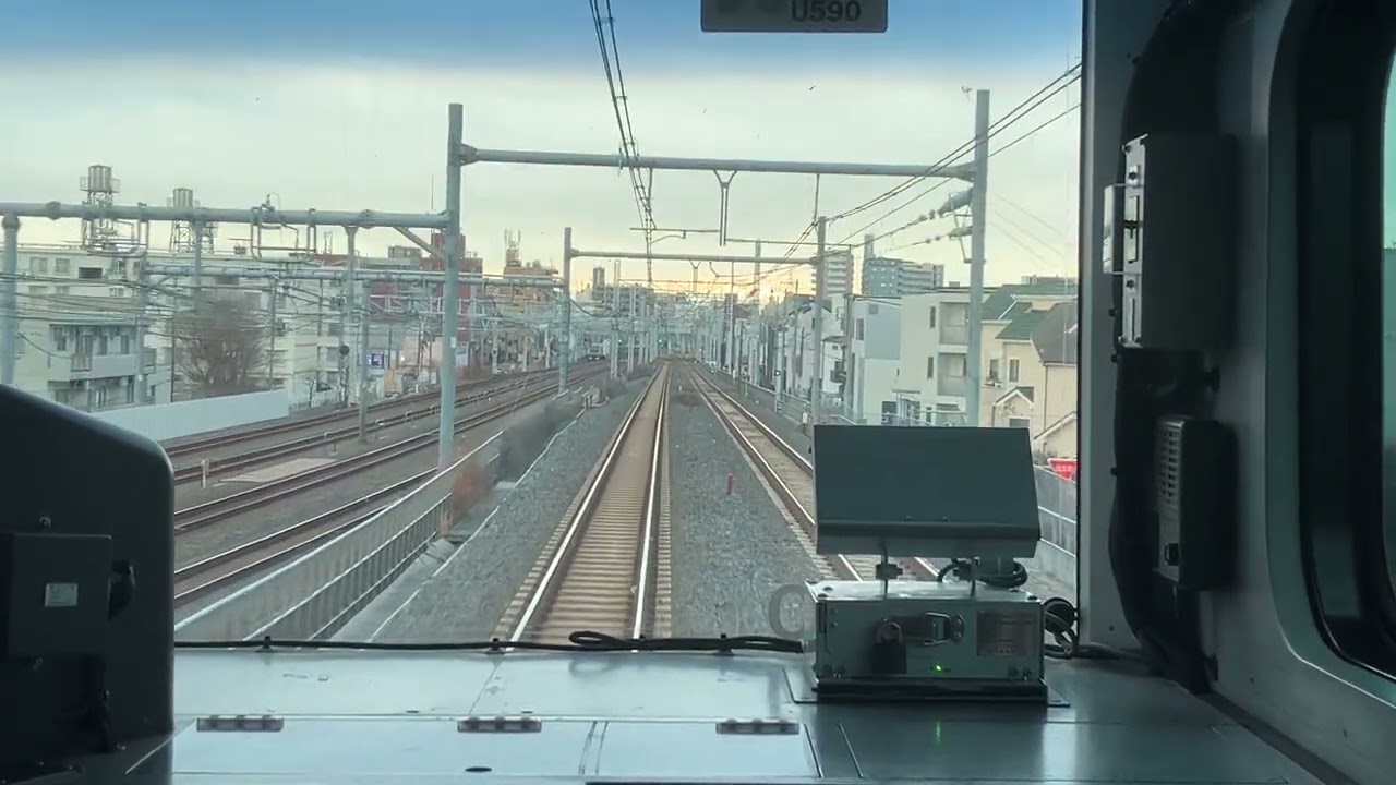 (並走)湘南新宿ライン大宮→新宿E231系前面展望