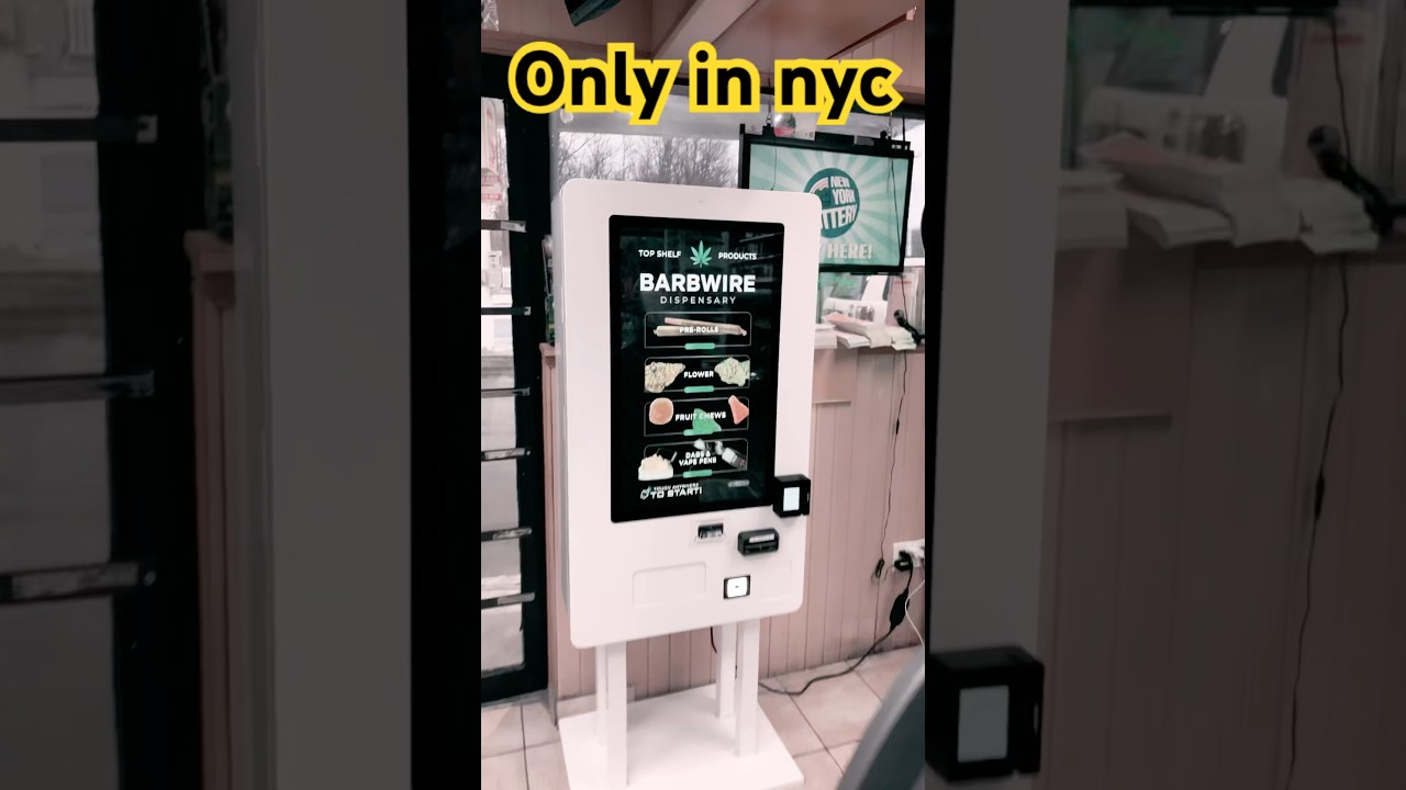 Only in nyc weed in the gas stations #nyc #youtubeshorts #weed #Marijuana #gasstation