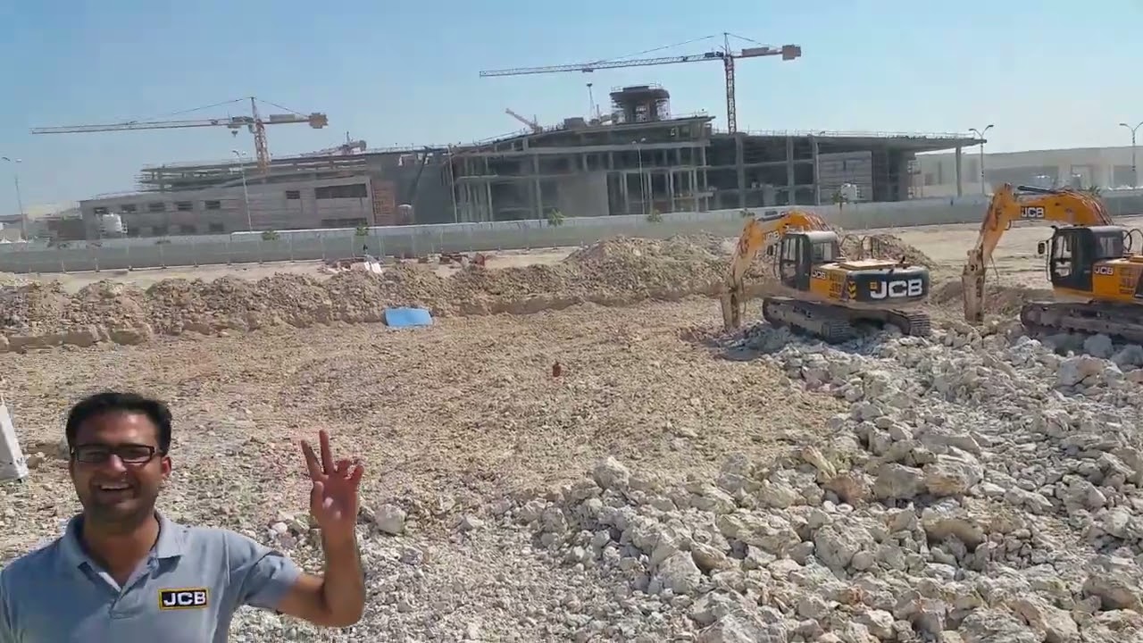 JCB Excavators in Doha, Qatar 2016 - Mohamed Allam