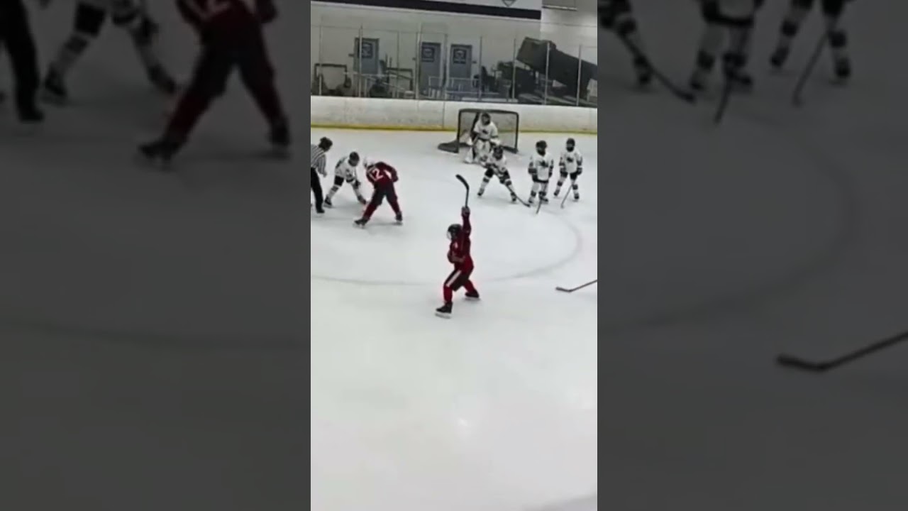 Elite face-off play 🔥 #hockey