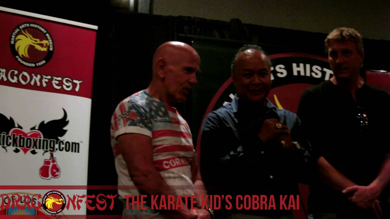 The Karate Kid's Cobra Kai Cast at DragonFest 2016