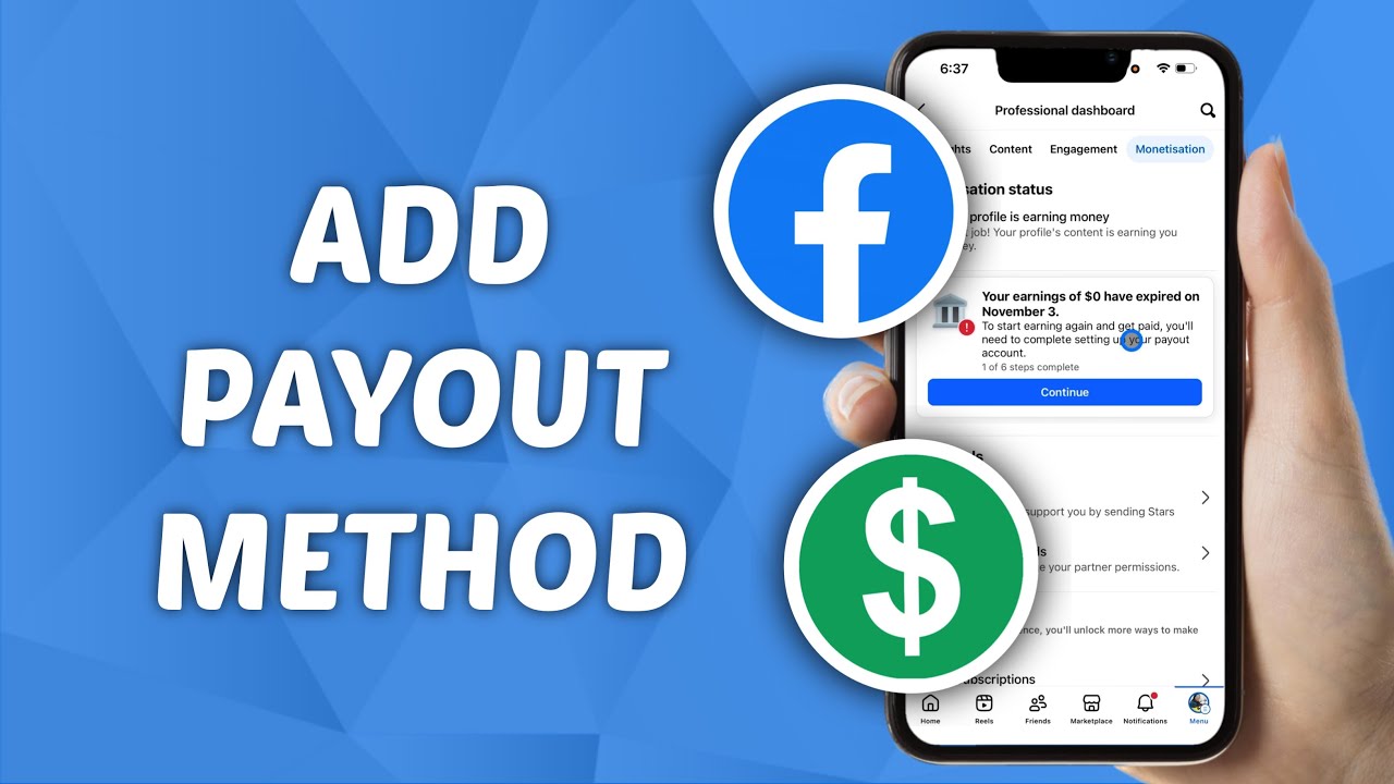 How to Add Payout Method on Facebook