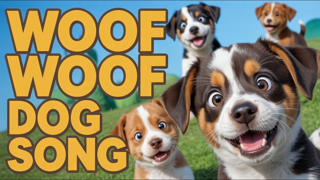 Doggy Family Song | Puppy Music Video for Kids Learning Father Mother Brother Sister