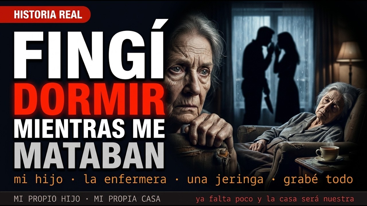 Fingí estar dormida y escuché a mi hijo y a su «enfermera» discutir su plan.Un minuto después
