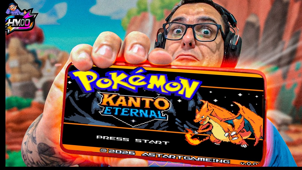 JOGO NOVO!! MODERNO!! KANTO TA BONITO - POKEMON KANTO ETERNAL
