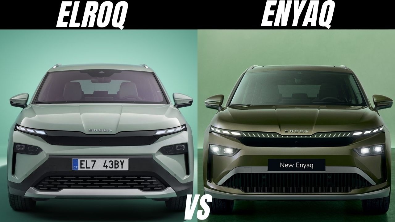 Škoda Elroq vs. 2025 Škoda Enyaq : Battle of the Electric Titans!