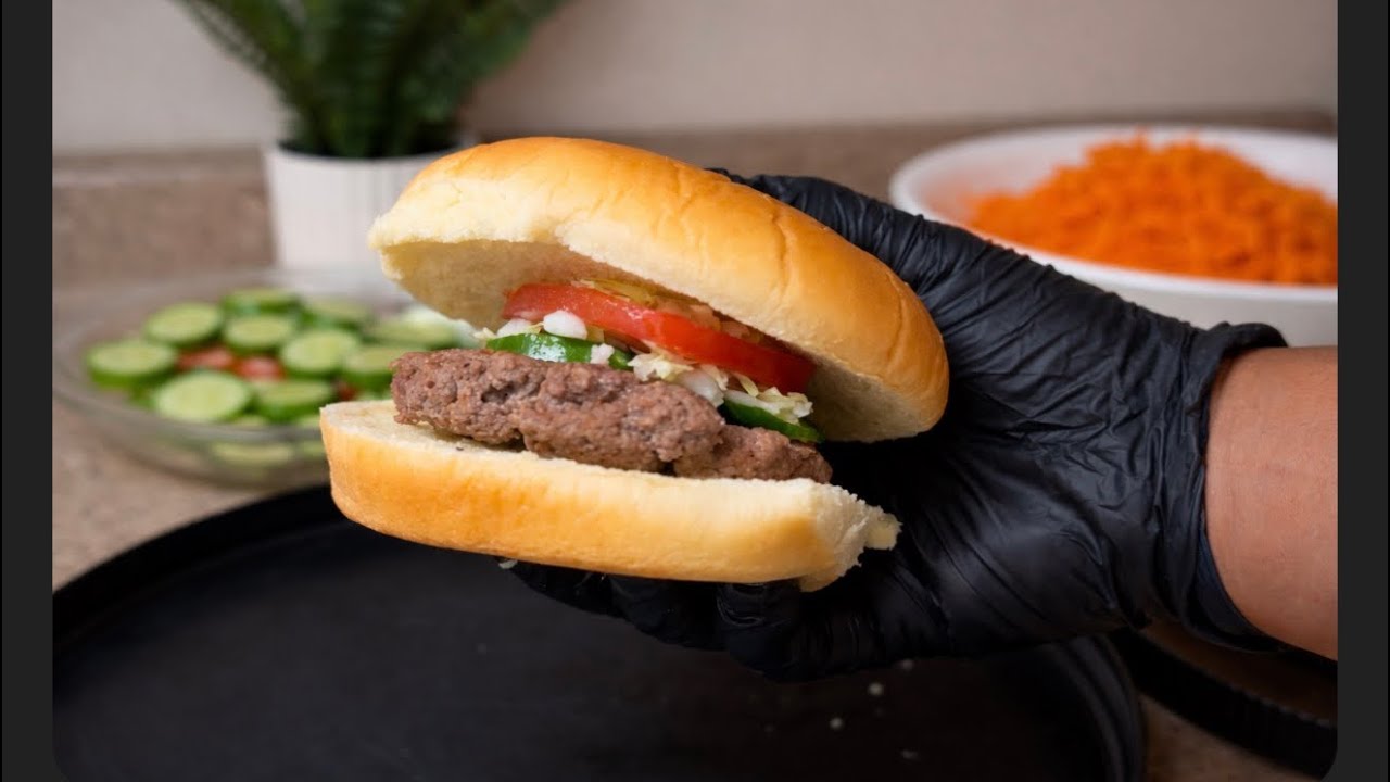 Simple Hamburger Breakfast (No Lettuce needed)#burger 