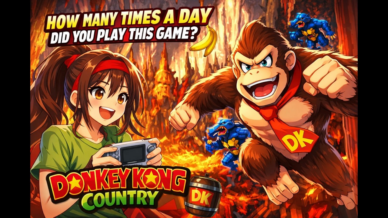 How Many Times A day Did You Play This Game - Donkey Kong Country - highlight