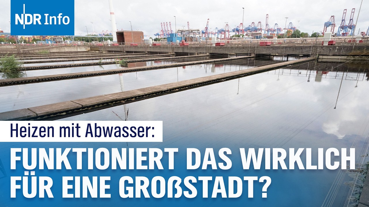Wärme aus Abwasser: Riesen-Pumpe in Hamburger Klärwerk geht 2026 in Betrieb | NDR Info