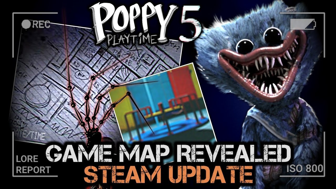 Карта игры Poppy Playtime Chapter 5 официально представлена ​​компанией Mob Entertainment и обнов...