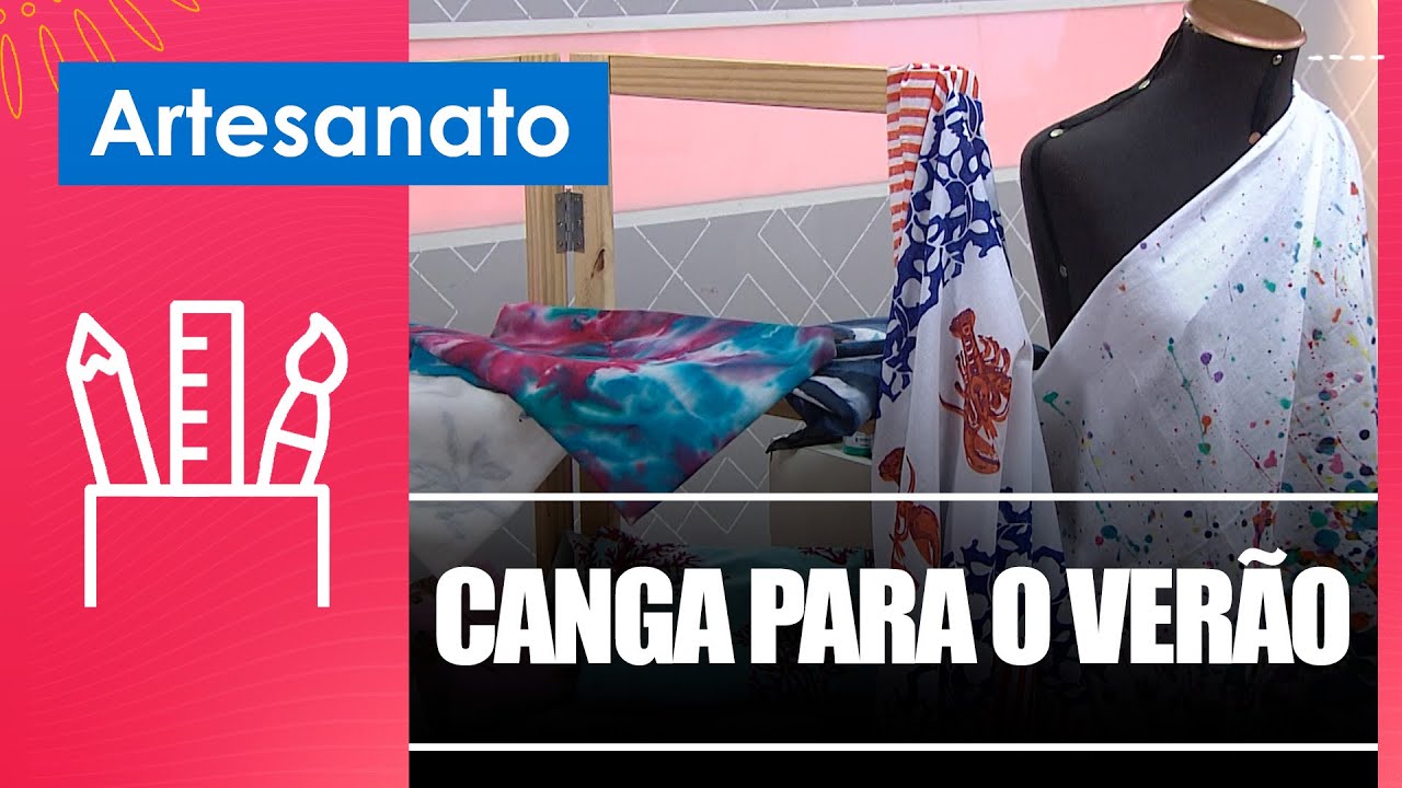 Faça uma linda canga para o verão com a artesã Denise Meneghello – 22/01/25