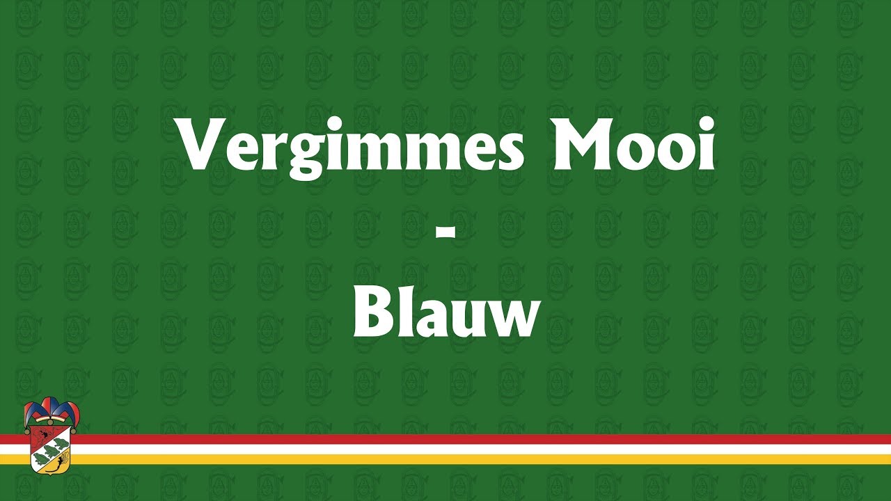Vergimmes Mooi - Blauw