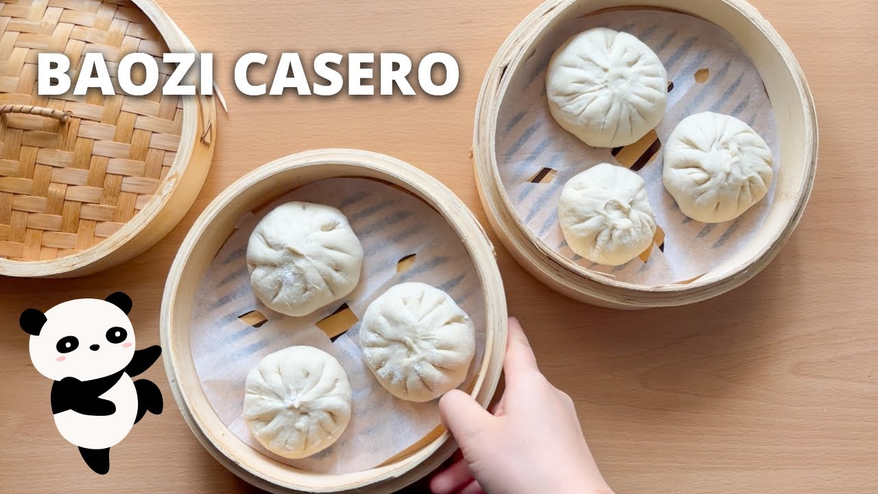 Cómo hacer Baozis (receta de pan chino relleno de carne) | Cocina con Coqui