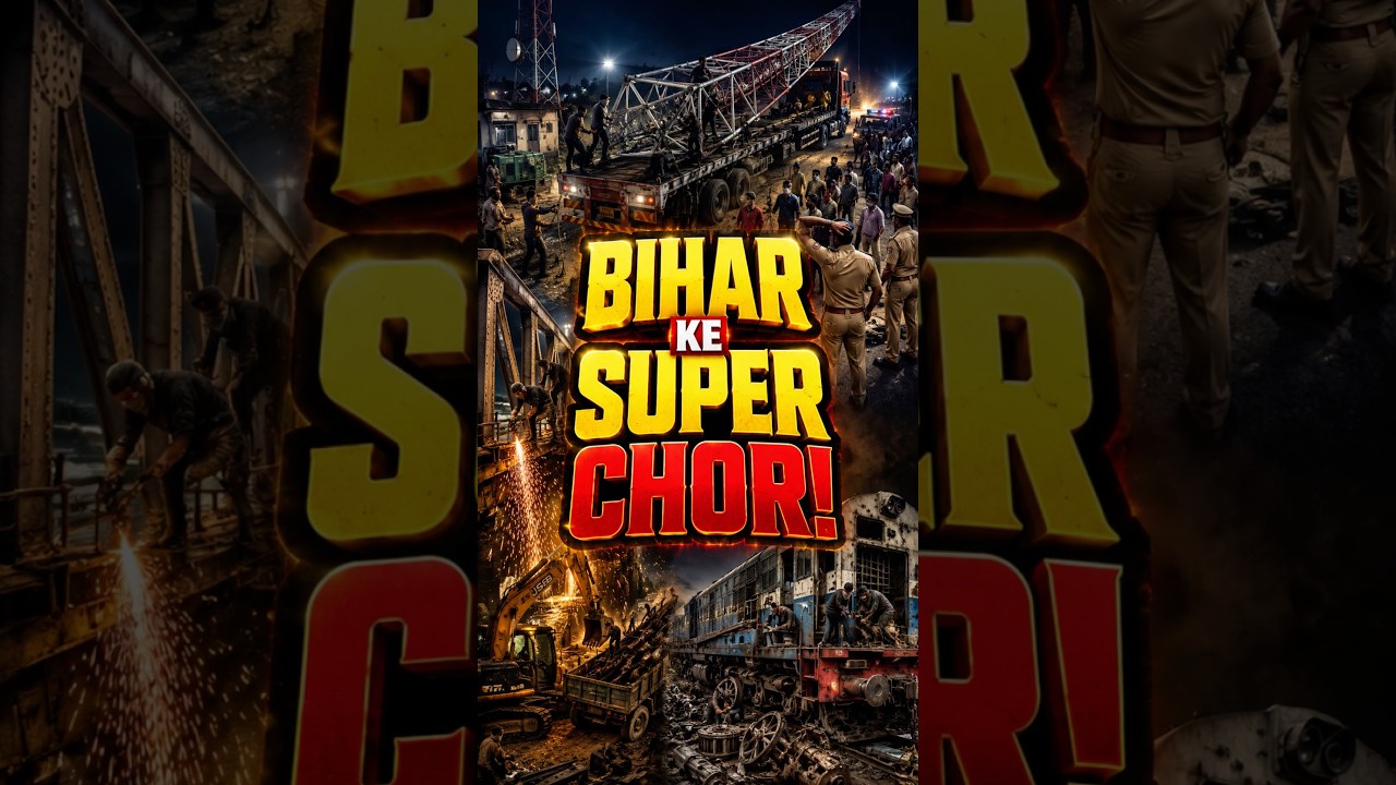 Thieves in Bihar Even Stole a 130-Foot Tower! #theft #bihar #biharnews #shortsfeed #bihari