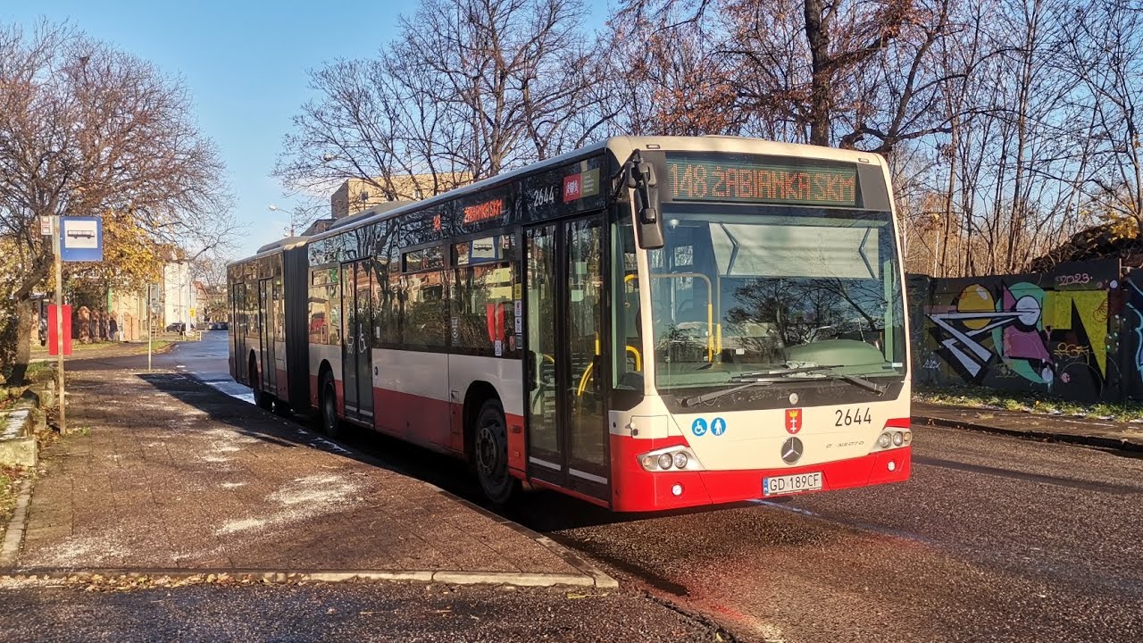 GAIT Cała linia 148 kierunek Żabianka SKM / N P Szaniec Zachodni Mercedes-Benz Conecto G 
