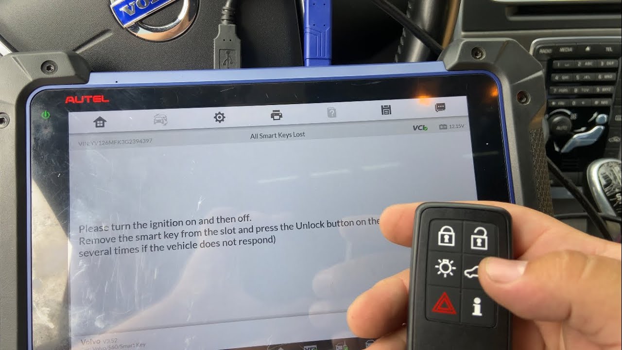 VOLVO S60 2016 года, ВСЕ КЛЮЧИ ПОТЕРЯНЫ, ЧАСТЬ 2. (AUTEL IM608 PRO)