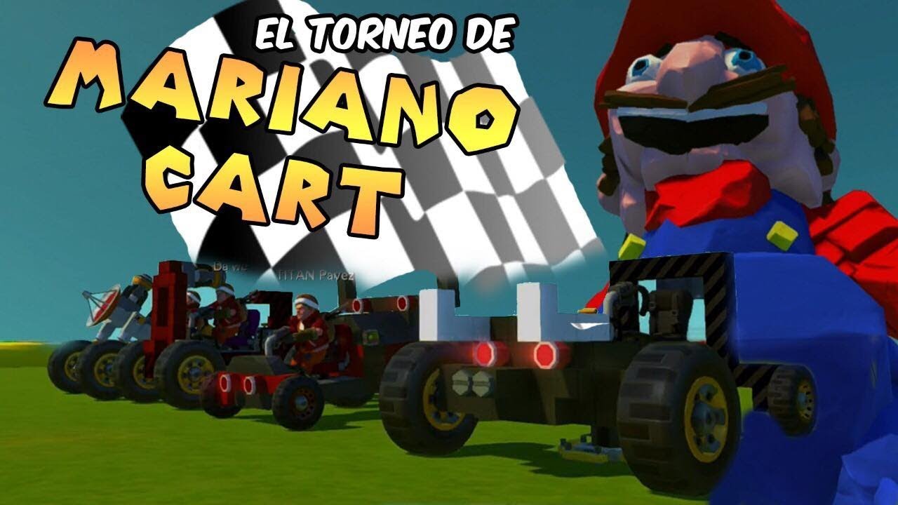 MARIANO CART'S TOURNAMENT! Scrap Mechanic in Spanish - GOTH