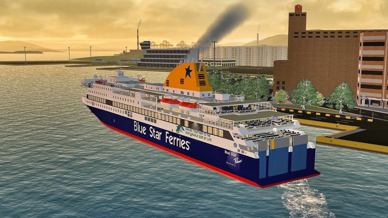 Virtual Sailor N.G. | Blue Star Delos | Άφιξη στον Πειραιά