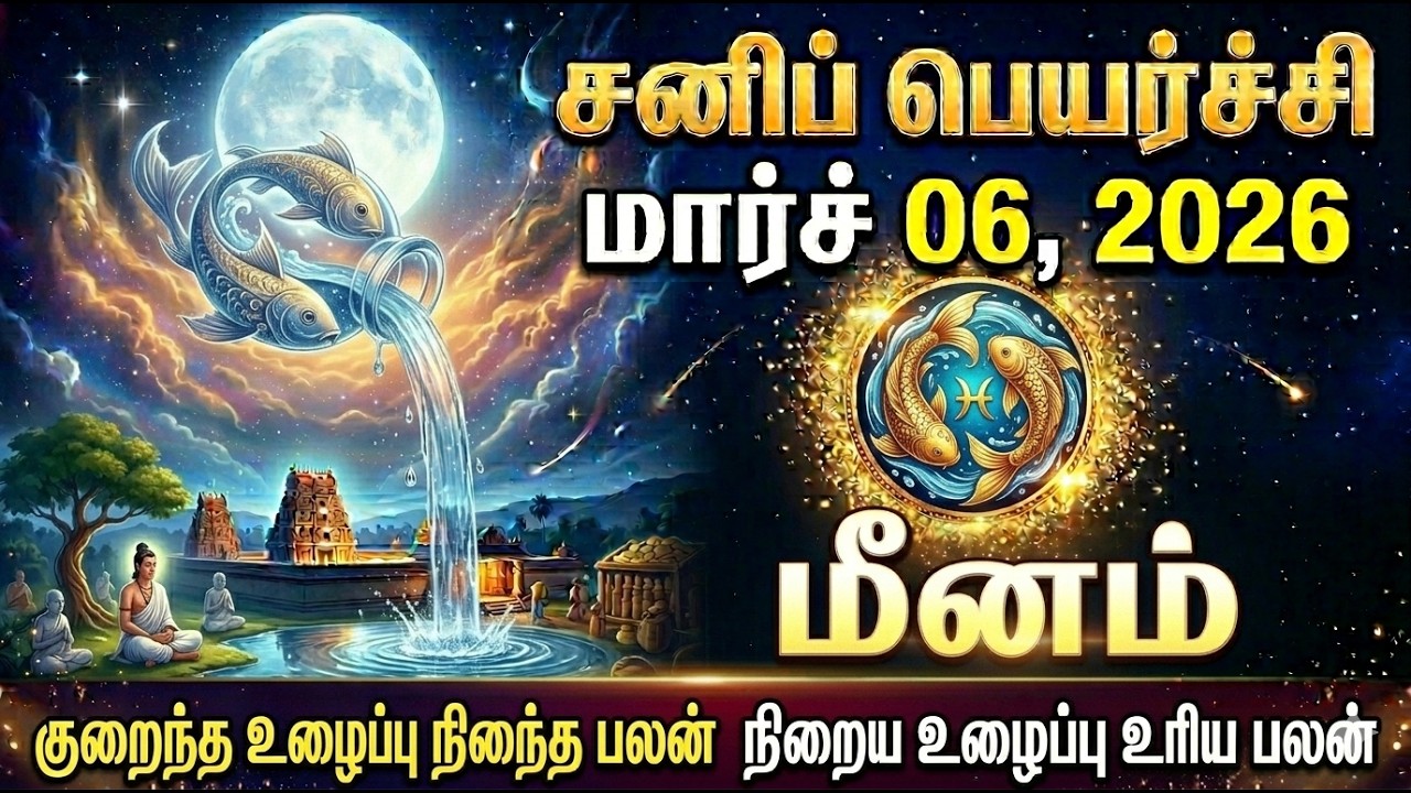 2026-ஆம் ஆண்டு மீன ராசி நேயர்களுக்கு ஒரு முக்கியமான மற்றும் திருப்புமுனையான ஆண்டாக அமையப்போகிறது