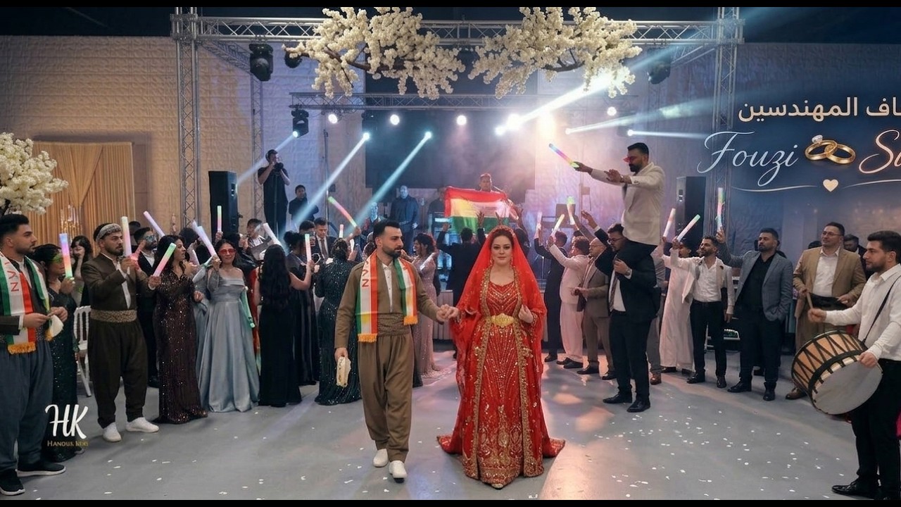 زفاف المهندسين فوزي وسيدرا 💍 | علي قاضي | رشيد محمد | الحاج ناصر.عرس كوباني وعفرين في ألمانيا (5)